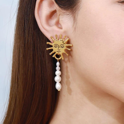 Sun Goddess Earrings For Women