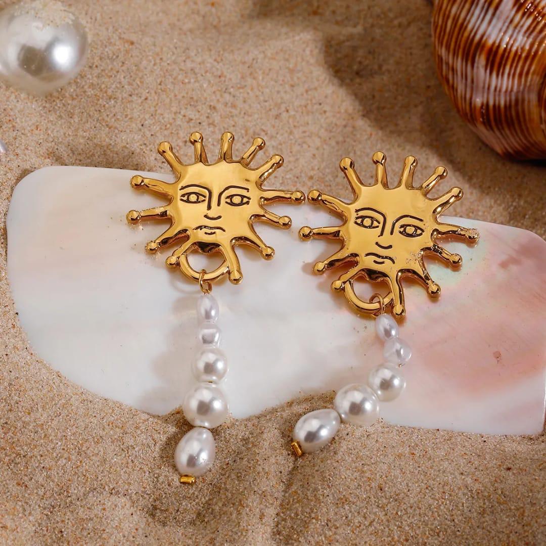 Sun Goddess Earrings For Women